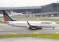 Usado, US-BANGLA AIRLINES (BENGLADESH)  - BOEING B737-8Q8 - S2-ABJ - 06/2017 - POSTCARD comprar usado  Enviando para Brazil