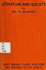 David daiches literature for sale  STOURBRIDGE