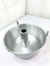 Usado, Antigo Comet Angel Food Cake PAN 10x4" redondo 2 peças tubo de alumínio assadeira lata FrShip comprar usado  Enviando para Brazil