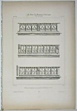 Lithographie balustrades faça d'occasion  Rioz