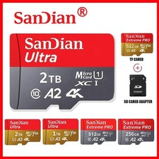 Cartão Micro SD SanDian Ultra 2TB/1TB/512GB/256GB para Telefone, Drone, Dispositivos comprar usado  Enviando para Brazil