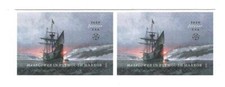 SELO US SCOTT 5524 "Mayflower In Plymouth Harbor" FOREVER 2020 MNH HORIZ PAR comprar usado  Enviando para Brazil