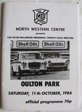 Oulton park oct for sale  LEICESTER