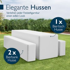 3tlg biertischhussen set gebraucht kaufen  Deutschland