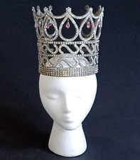 Usado, Coroa de strass feita à mão EMPRESS CROWN TIARA comprar usado  Enviando para Brazil