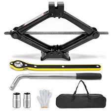 Kit macaco de carro macaco tesoura para carro 2,5 toneladas (5519 lb) ferramenta macaco de pneu portátil... comprar usado  Enviando para Brazil