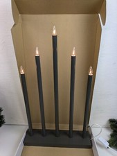 Grauer fensterleuchter kerzenl gebraucht kaufen  Übach-Palenberg