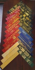 Vintage leather bookmarks for sale  LONDON