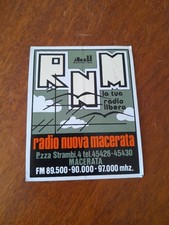 Adesivo vintage radio usato  Macerata
