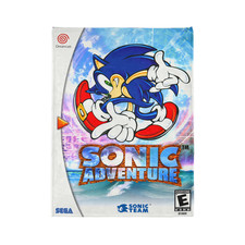 Cobertor de flanela Sonic Adventure Sega Dreamcast Game Cover - Jogos retrô comprar usado  Enviando para Brazil