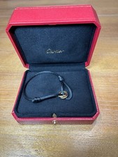 Autêntica pulseira de cordão Cartier Trinity ouro 18k multicolorida, CRB6016700 comprar usado  Enviando para Brazil