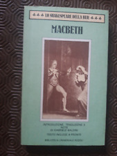 Macbeth shakespeare gabriele usato  Vinzaglio