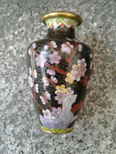 Vaso cloisonné nero usato  Dorio
