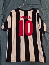 Camiseta Santos temporada 1970 TOFFS réplica tamanho XL - Pelé comprar usado  Enviando para Brazil