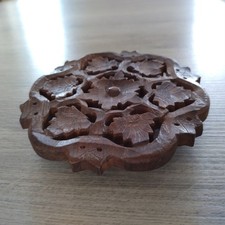 Wooden trivet vintage for sale  MARKET DRAYTON