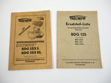 Triumph bdg125 motorrad gebraucht kaufen  Merseburg