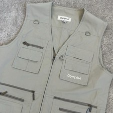 Colete masculino Olymmina Photographers L bege cáqui pesca caça comprar usado  Enviando para Brazil