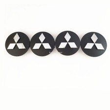 Tampas de roda 4X 60mm cromado preto cubo centro tampa 2,25" para MITSUBISHI PAJERO comprar usado  Enviando para Brazil