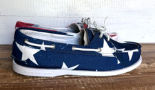 Novo Sapato de Barco Sperry Top Sider Design Patriótico Estrelas e Listras Feminino 9.5 comprar usado  Enviando para Brazil