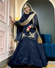 Anarkali robe pakistanais d'occasion  Expédié en France