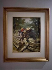 Thai elephant painting for sale  LONDON