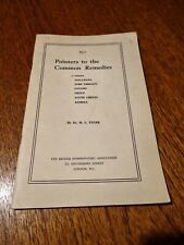 The British Homeopathic association, Pointers to the common remedies. No 1 segunda mano  Embacar hacia Mexico