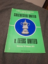 Colchester utd leeds for sale  BRADFORD