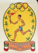Decalcomania olimpiadi 1960 usato  Ragusa