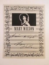 Signed mary wilson for sale  Denton