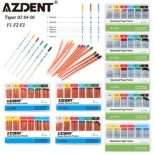 Puntas de papel absorvente dental y puntas de gutapercha con escala Conicidad F#, usado comprar usado  Enviando para Brazil