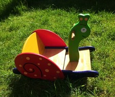 Rocking wooden snail for sale  CHELMSFORD