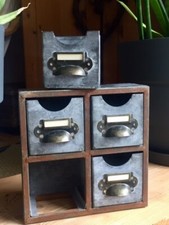 Schubladenbox metall zink gebraucht kaufen  Schwendi