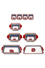 Juego de hornear cerámica horno a mesa Lidia's Kitchen 9 piezas segunda mano  Embacar hacia Mexico