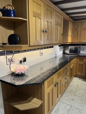 Oak kitchen granite for sale  ASHBOURNE