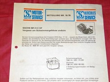 Sachs 501 mitteilung gebraucht kaufen  Lorch