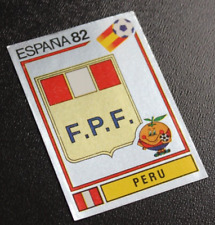 Usado, ♣ PANINI FIGURINE WC ESPANA 82 1982 ♣ #72 PERU badge wappen escudo ♣ comprar usado  Enviando para Brazil