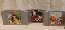 Lote 3 cartuchos de jogo Nintendo 64 autêntico-testado-bom estado PAL comprar usado  Enviando para Brazil