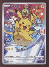 PIKACHU FULL ART PROMO 016/S-P - CARTÃO POKEMON ESTAMPADO KFC INDONÉSIO comprar usado  Enviando para Brazil