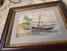 Vintage riverscape old for sale  Deep River