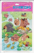 Adesivos especiais vintage da década de 1980 Hallmark animais da floresta difusos comprar usado  Enviando para Brazil