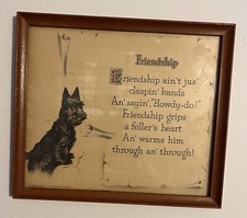 Framed 1926 friendship for sale  Alamo