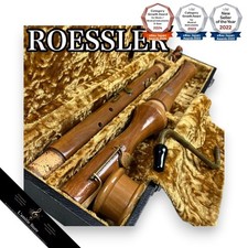 Usado, Conjunto musical gravador de baixo de madeira Roessler instrumento de sopro comprar usado  Enviando para Brazil