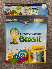 Panini 2014 WC Brasil - Álbum Deluxe Starter Capa Dura + 4 Pacotes Selados Brasil comprar usado  Enviando para Brazil