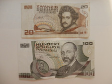 österreich banknoten schillin gebraucht kaufen  Taucha