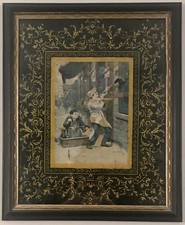 Antique print chocarne d'occasion  Expédié en Belgium