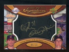 2007 UD Sweet Spot Cliff Lee Glen Perkins Dual AUTO 5/10, usado comprar usado  Enviando para Brazil
