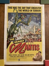 Deadly mantis 1957 for sale  Valencia