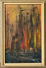 Gouache maritim schiffe gebraucht kaufen  Graal-Müritz, Seeheilbad