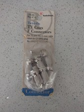 Conectores F coaxiais Radio Shack RG-6 comprar usado  Enviando para Brazil