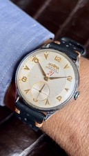 Vintage DOGMA Jumbo Plaque Large Gold 1950 Watch Orologio 21J comprar usado  Enviando para Brazil